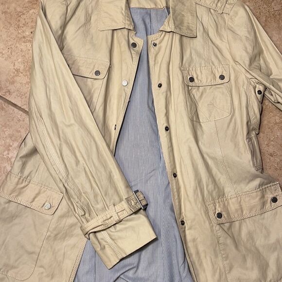 Cream Safari style jacket - Picture 2 of 6